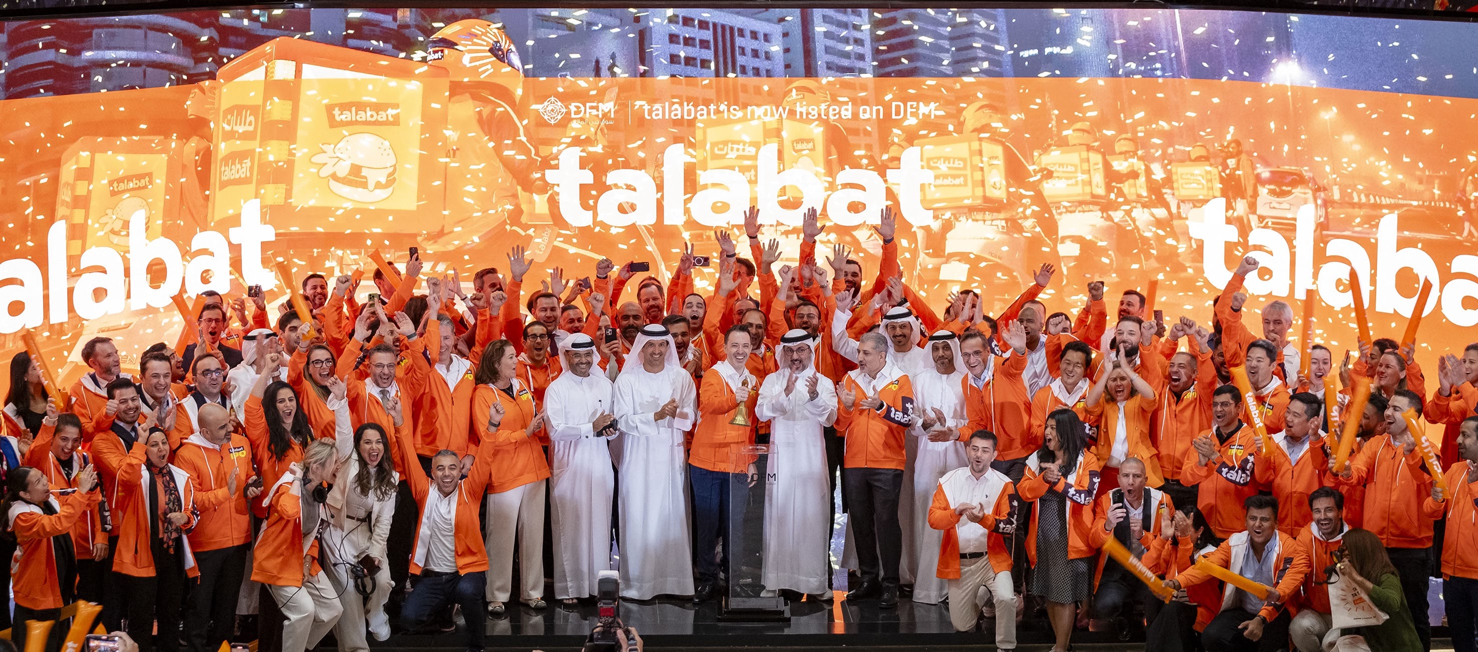 طلبات تبدأ تداول أسهمها في سوق دبي المالي بعد إنجاز أكبر إكتتاب عام أولي لشركة تكنولوجيا عالمياً لهذا العام